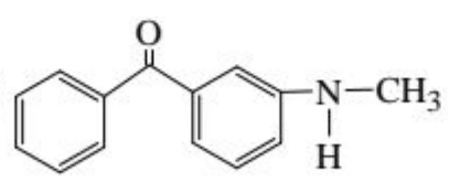 Reaction flowchart and chemical structure options for Compound P.